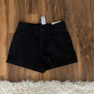 American Eagle Black “mom shorts”